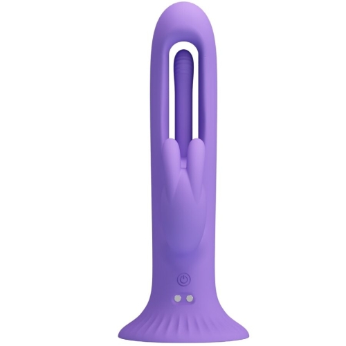 PRETTY LOVE - KILLMOULIS RABBIT VIBRATOR 12 VIBRATIONSMODI LILA
