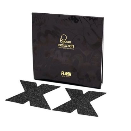 Pezoneras Flash Cruz Schwarz | Bijoux