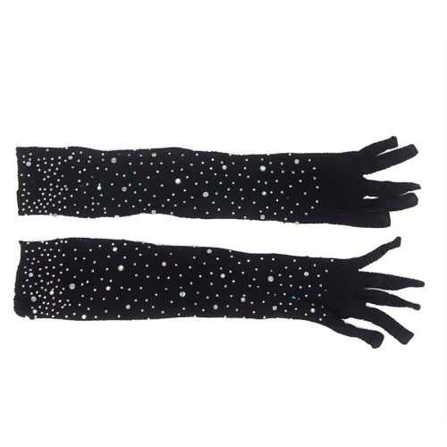 SUBBLIME - 957469SHINE TRANSPARENTE HANDSCHUHE SCHWARZ S/M