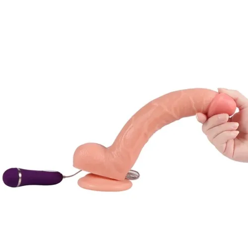 Optimus Vibrating Dildo with Remote Control 28cm | Shequ