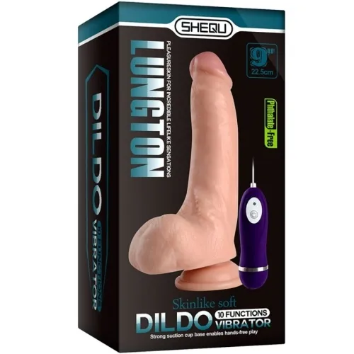 Lungton Vibrator Dildo with Remote Control 22.5cm | Shequ