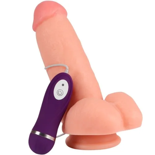Red Eagle Vibrator Dildo with Remote Control 17cm | Shequ