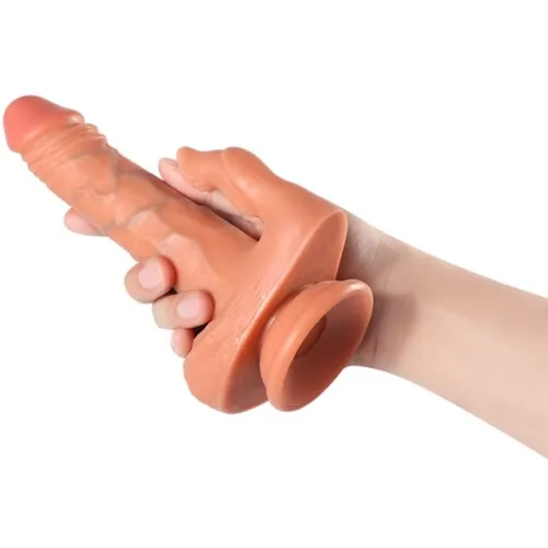 Julian Dildo and Clitoral Stimulator with Vibration 16cm | Shequ