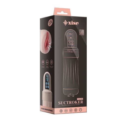 XISE - SUCTROKER V3.0 III VAGINA-MASTURBATOR MIT VIBRATION