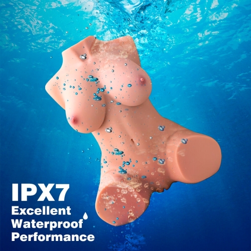 XISE - DANIA THRUSTING REALISTISCHER TORSO MIT WEIBLICHER VIBRATION 52 CM