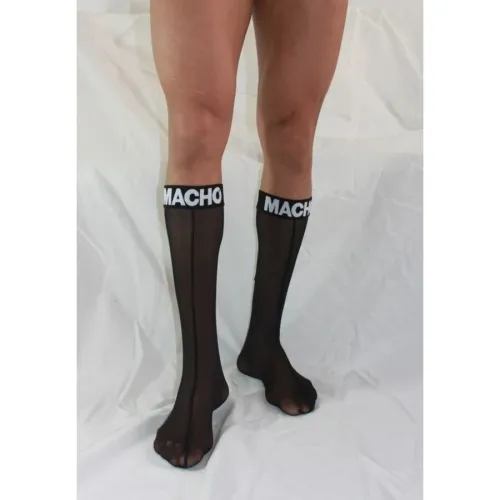 Dünne Socken Einheits Schwarz – Macho