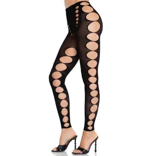 Trägerlose Nahtlose Blickdichte Strümpfe Schwarz – Leg Avenue