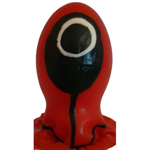 Circular condom, hand-painted – Condomerie