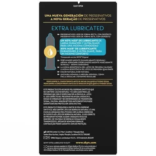 Extra Lubricated Condom 10 Units – Skyn