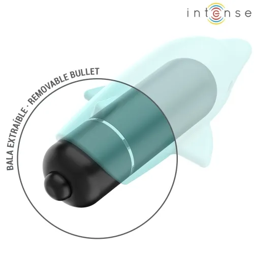 Echo Vibrating Bullet Dolphin Blue 8 x 4.7cm – Intense