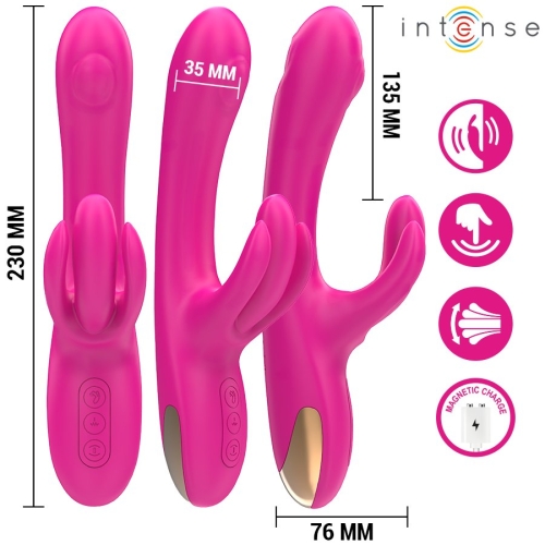 INTENSE - BRITNEY MULTIFUNKTIONS-RABBIT-VIBRATOR 23 CM ROSA