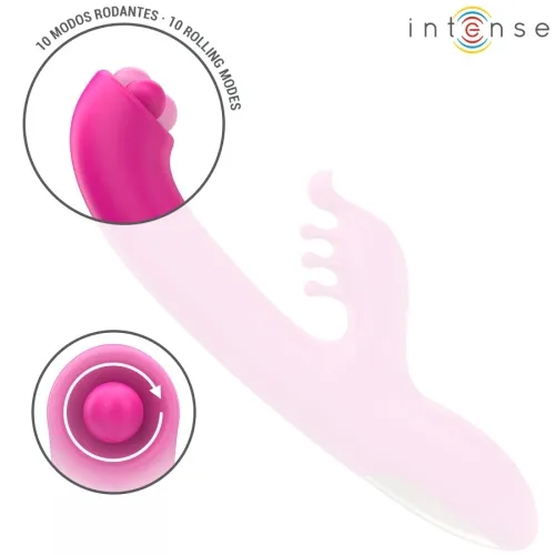 Christina Multifunctional Rabbit Vibrator 22.5cm Pink | Intense