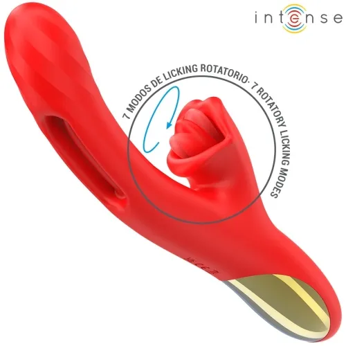Jessica Multifunktionsvibrator Klitorisstimulation 24.8cm Rot | Intense