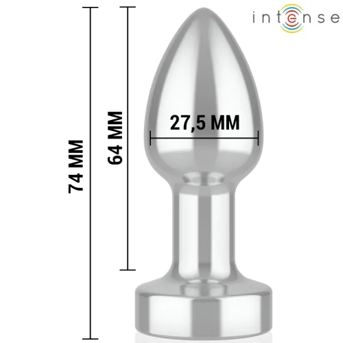 Anal Plug 10 Modi Metall Mit Fernbedienung S – Intense