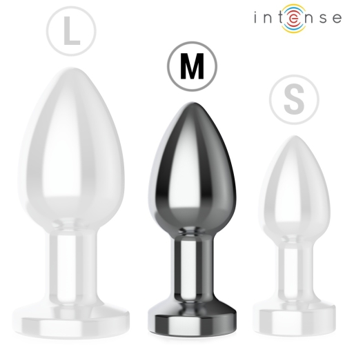 Intense - Anal Plug 10 Vibrationen Metall Mit Fernbedienung M