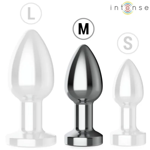 Anal Plug 10 Modi Metall Mit Fernbedienung M – Intense