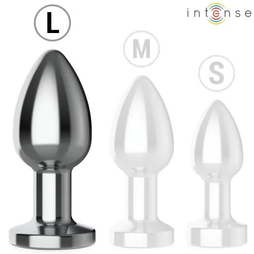 Anal Plug 10 Modes Metal With Remote Control L – Intense