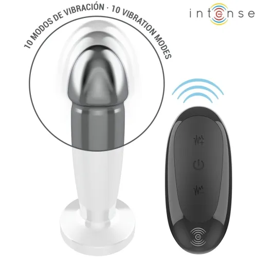 Anal Plug 10 Modi Metalldildo Mit Fernbedienung S – Intense