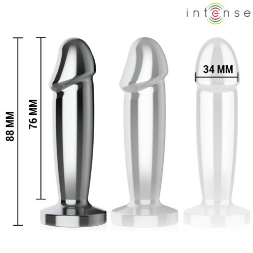 INTENSE - ANAL PLUG 10 VIBRATIONEN METALLDILDO MIT FERNBEDIENUNG S