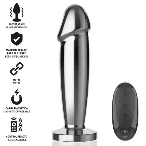 Anal Plug 10 Modi Metalldildo Mit Fernbedienung S – Intense
