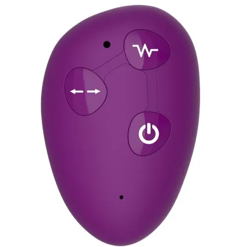 Xocoon - 2 In 1 Strapless Strap-On Vibrator Purple