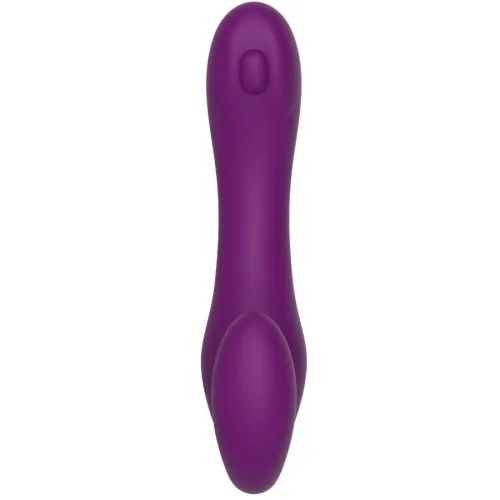 Xocoon - 2 In 1 Strapless Strap-On Vibrator Purple