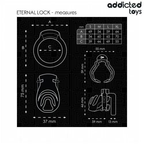 Eternal Lock Peniskäfig 9cm – Addicted Toys Locked