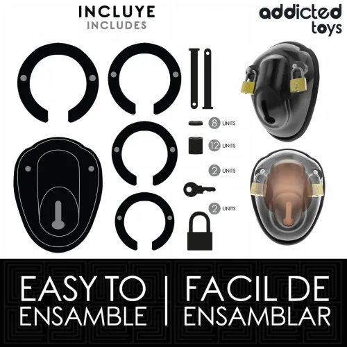 Keyless Penis Cage 11.5cm – Addicted Toys Locked