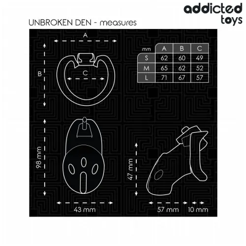 Unbroken The Penis Cage 9.8cm – Addicted Toys Locked