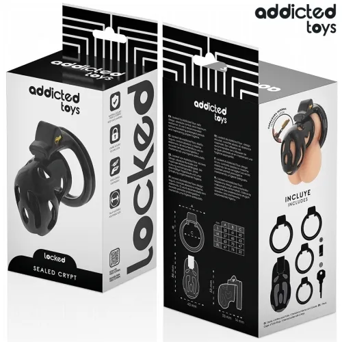 Sealed penis cage 8cm – Addicted Toys Locked