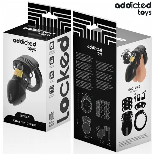 Chastity Depths penis cage 7.5cm – Addicted Toys Locked
