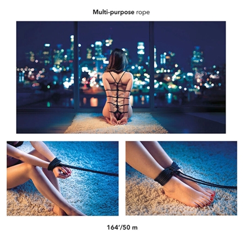 CALEXOTICS - SCANDAL SCHWARZES BDSM-SEIL 50 M