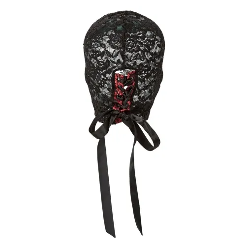 Scandal Black Lace Balaclava with Bow – Calex