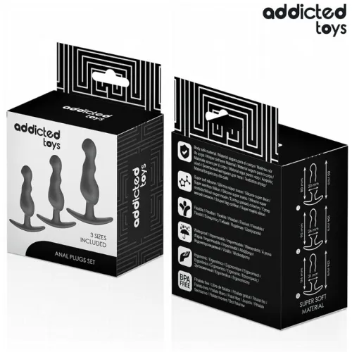 Set of 3 anal plug model 1 – Addicted Toys