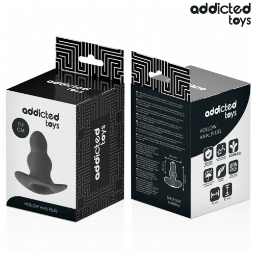 ADDICTED TOYS - HOHL ANAL PLUG GRÖSSE L 11,1 CM