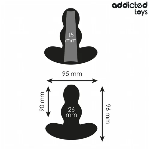 Hollow anal plug M 9.6cm – Addicted Toys