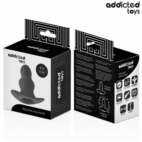 ADDICTED TOYS - HOHL ANAL PLUG GRÖSSE M 9,6 CM