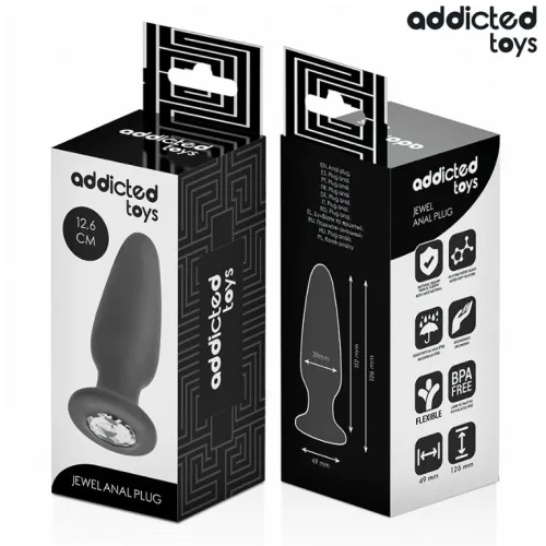 Anal Plug With Jewel L 12.6cm – Addicted Toys