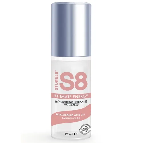 Flasche S8 Intimate Energy Gleitgel, 125 ml, wasserbasiert, mit Hyaluronsäure und Panthenol B5.