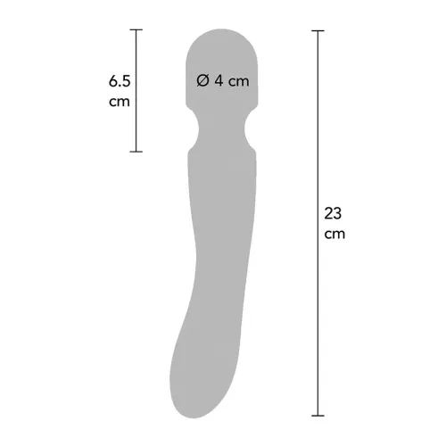 Zenith Light Massager Wand Black – Toyjoy