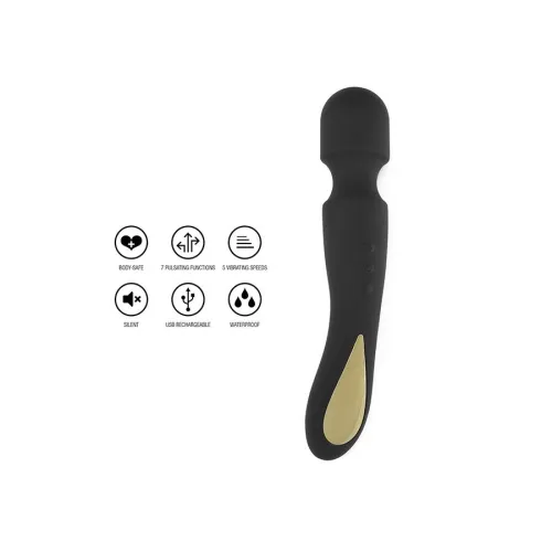 Zenith Light Massager Wand Black – Toyjoy