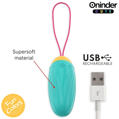 Love Pleasure Vibro-Rotating Silicone Gemstone Egg | Oninder Cute