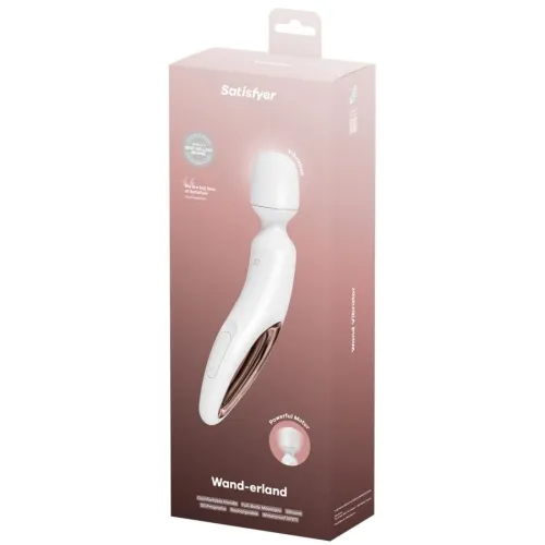 Wand Erland Vibrierendes Massager Weiss – Satisfyer