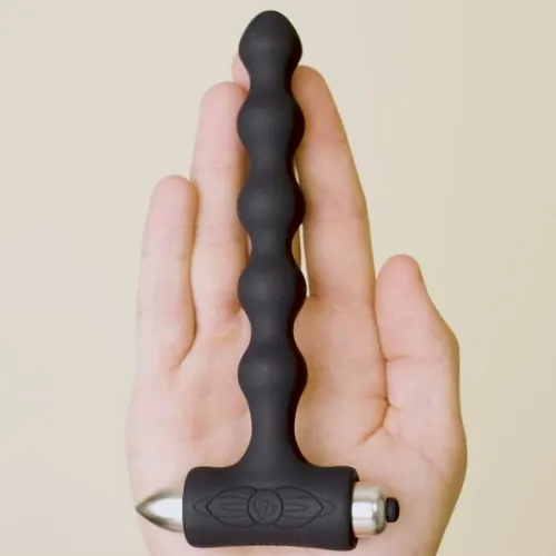Petite Sensations Pearls Anal Plug Vibrator Black – Rocks Off