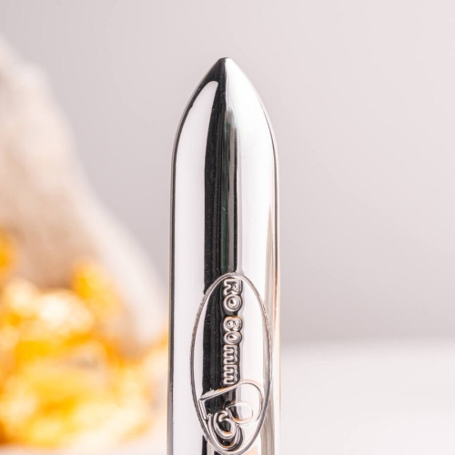 ROCKS-OFF - RO-80 CHROM VIBRIERENDES BULLET SILBER