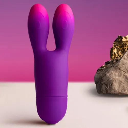 Glo-Girl Bunny Lila Flexibler Vibrator | Rocks Off