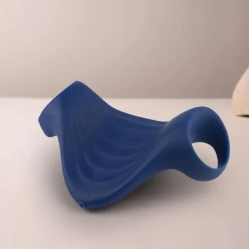 Palmblauer Flexibler Vibrator-Masturbator – Rocks Off