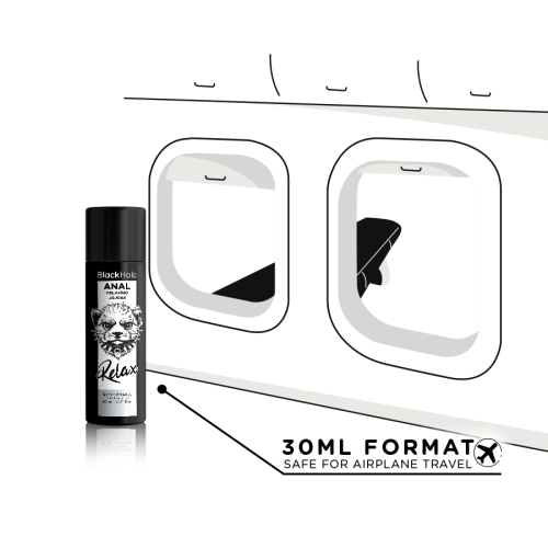 BLACK HOLE -  SCHWARZE LOCH-GEL-SILIKON-BASIS-ANAL-DILATION 30 ML