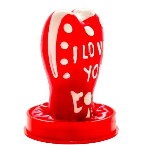 Herz Modell 1 Kondom Handbemalt – Condomerie