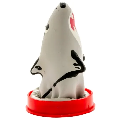 Shark Model 1 Condom Hand Painted – Condomerie